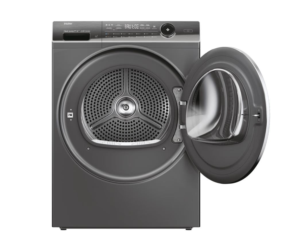 Haier I Pro Series 7 9kg Heat Pump Tumble Dryer with A+++ Energy Rated - Graphite