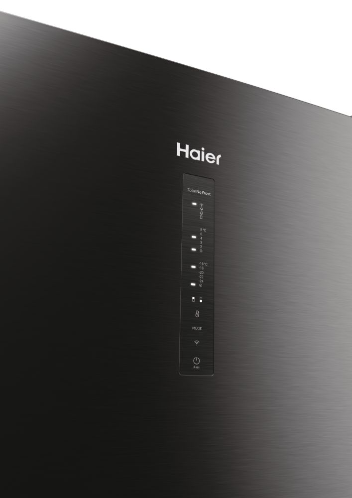 Haier HDW3620DNPD Fridge Freezer - Dark Inox - D Rated