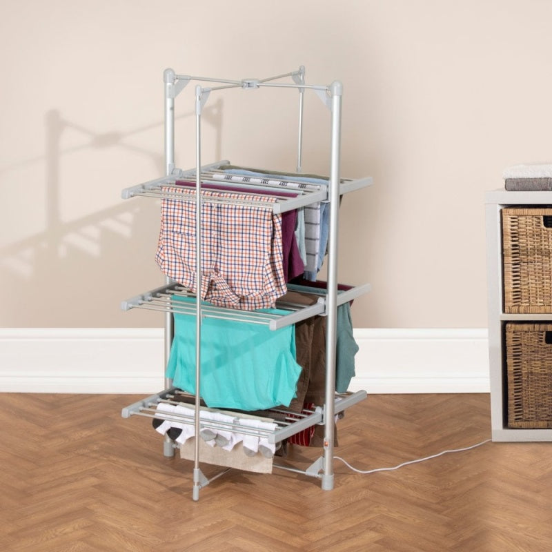 Daewoo HEA1872GE 3 Tier Heated Clothes Airer