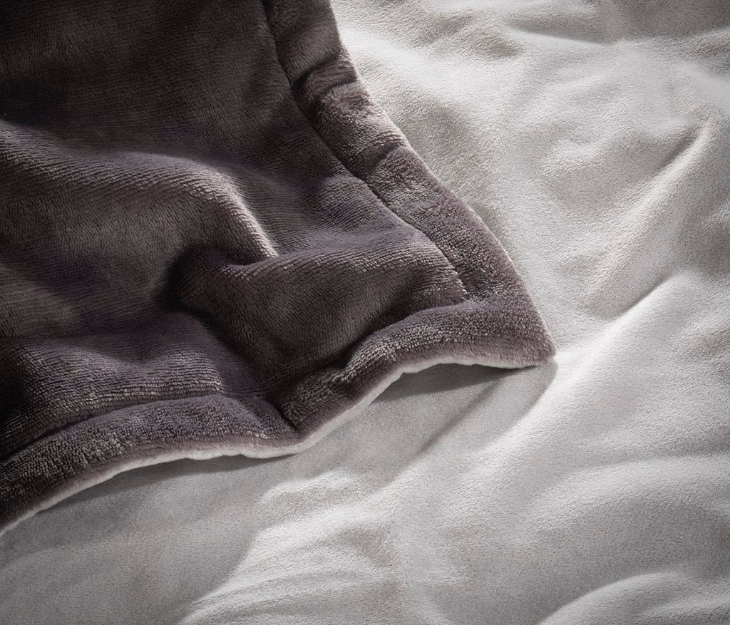 Daewoo HEA1931GE Two Tone Heated Over Throw Blanket 160x120cm