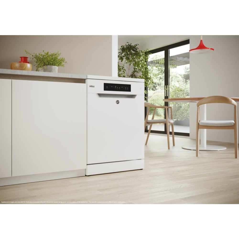 Hoover  HF 4C7L0W-80 Hoover H-Dish 300 14 Place setting Dishwasher - White