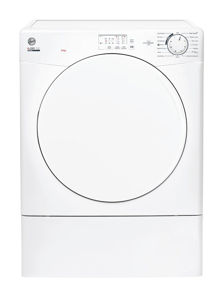 Hoover HLE V9LF H-Dry 300 9kg Freestanding Tumble Dryer - White