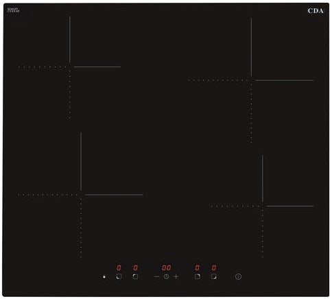 CDA HN6412FR Four Zone Eco Induction Hob