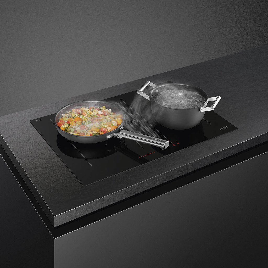 70 cm induction hob with integrated hood