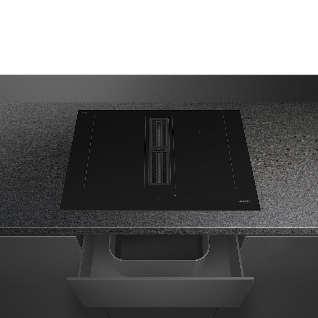 70 cm induction hob with integrated hood