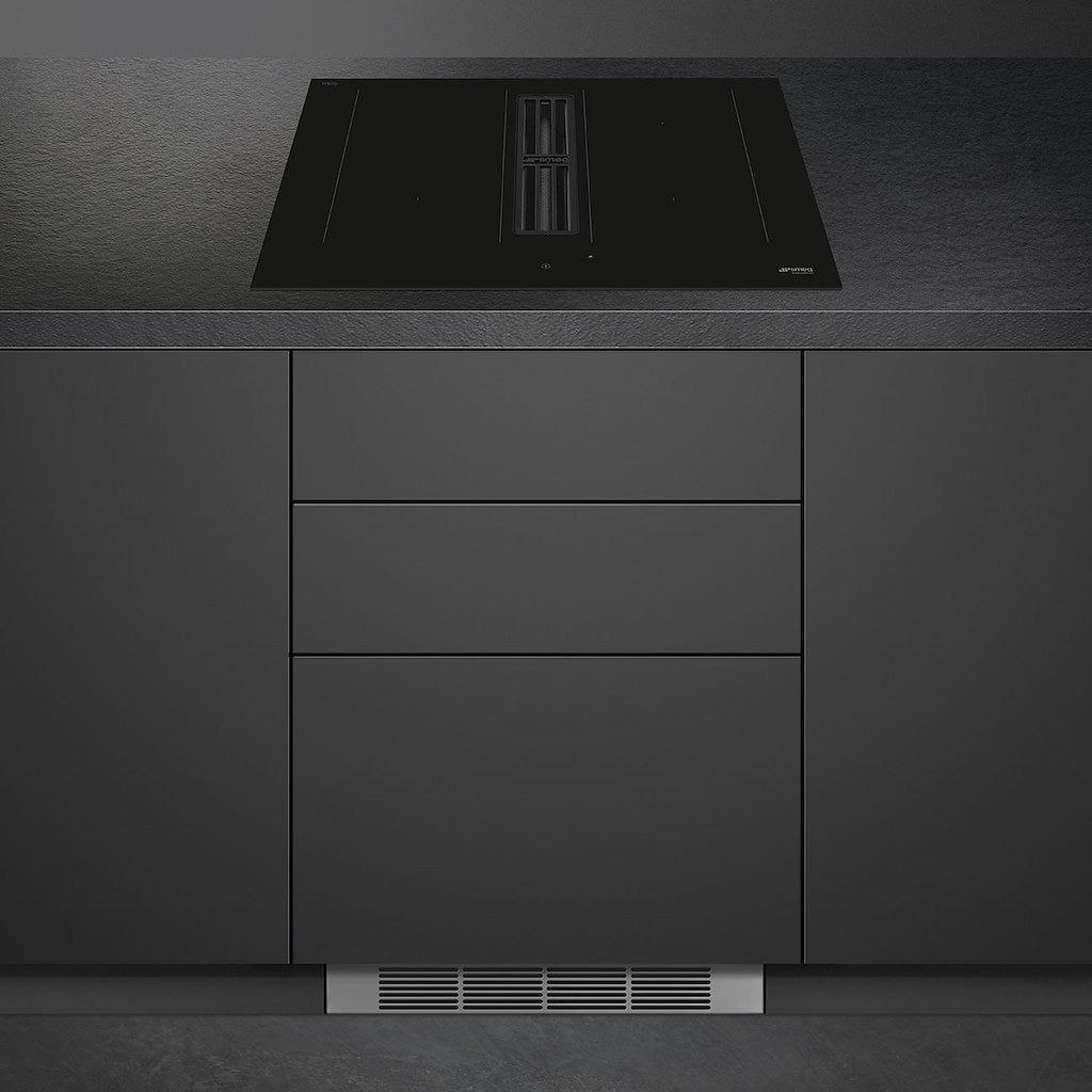70 cm induction hob with integrated hood