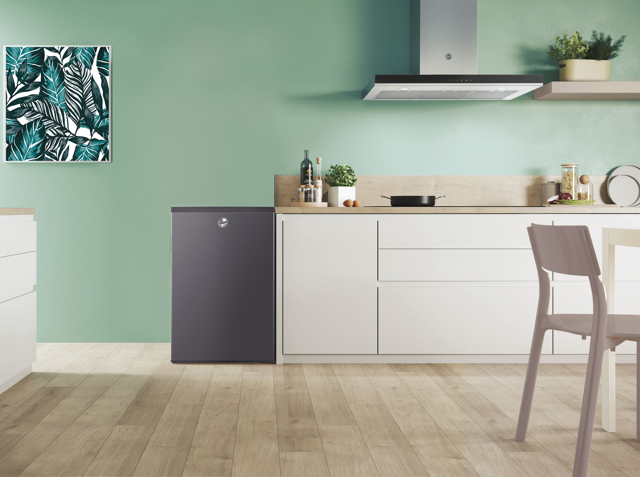 Hoover HOUQS 58ESK Undercounter Freezer - Silver