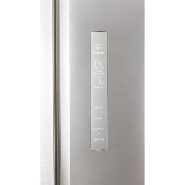 Haier HSW59F18DNMM Freestanding Fridge Freezer - Inox - D Rated