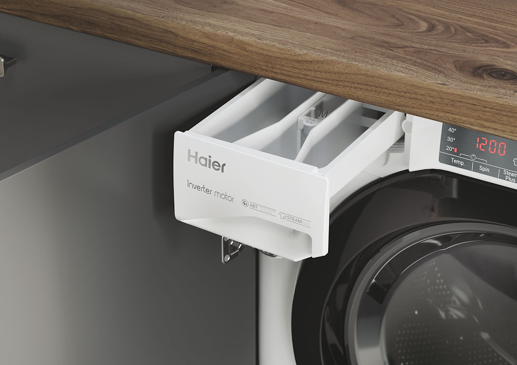 Haier Series 4 9kg 1600rpm A Rated Integrated Washing Machine - White