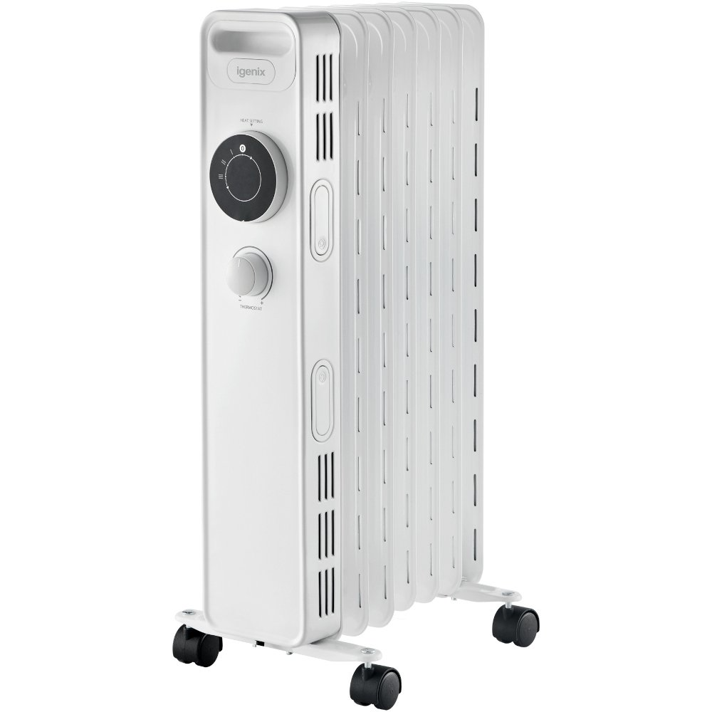 Igenix IG2615 1500W Oil filled Radiator White