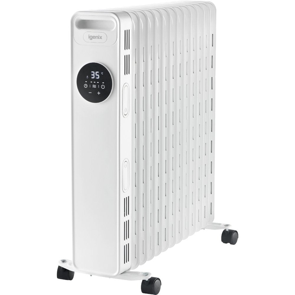 Igenix IG2626 2500W Digital Oil filled Radiator White