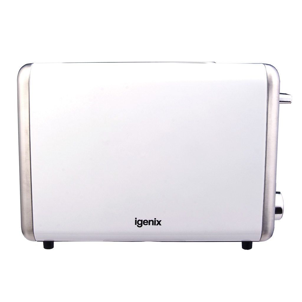 Igenix IG3000W 2 Slice Stainless Steel Toaster - White