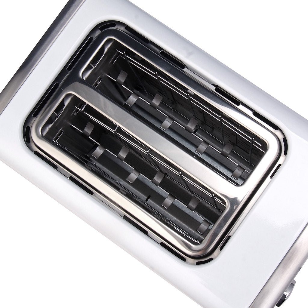 Igenix IG3000W 2 Slice Stainless Steel Toaster - White