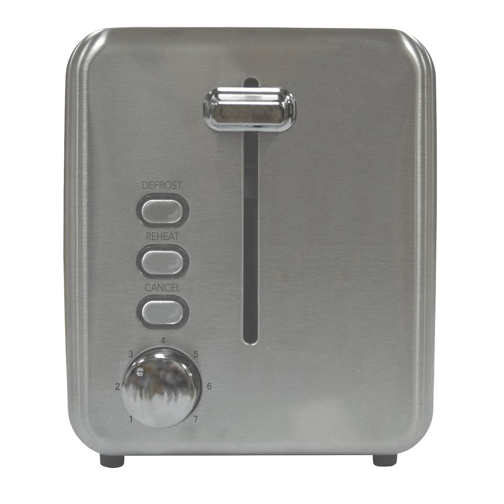 Igenix IG3000W 2 Slice Stainless Steel Toaster - White