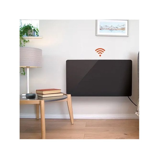 Igenix IG9521BLWIFI 2000W Smart Glass Panel Heater Black