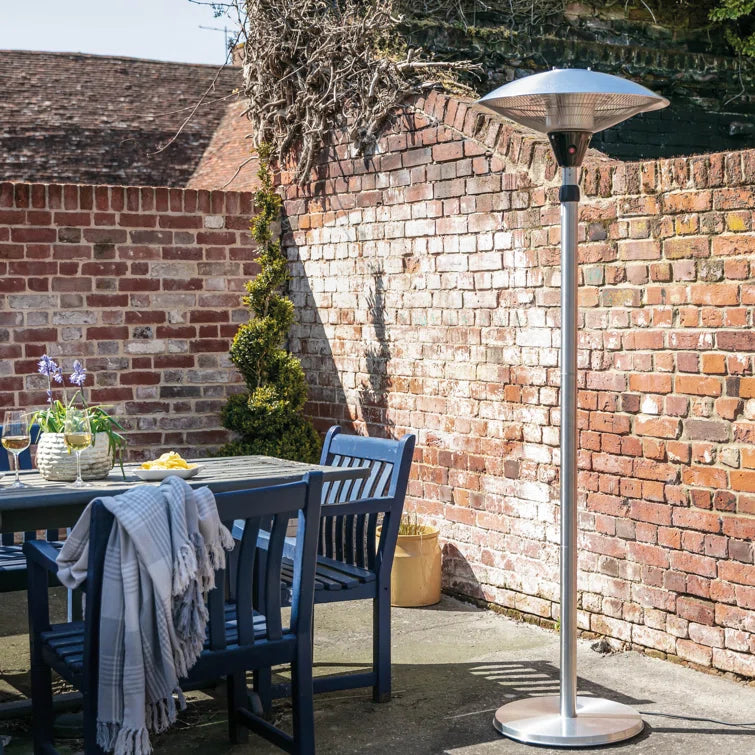 2100W Portable Umbrella Patio Heater Stainless Steel