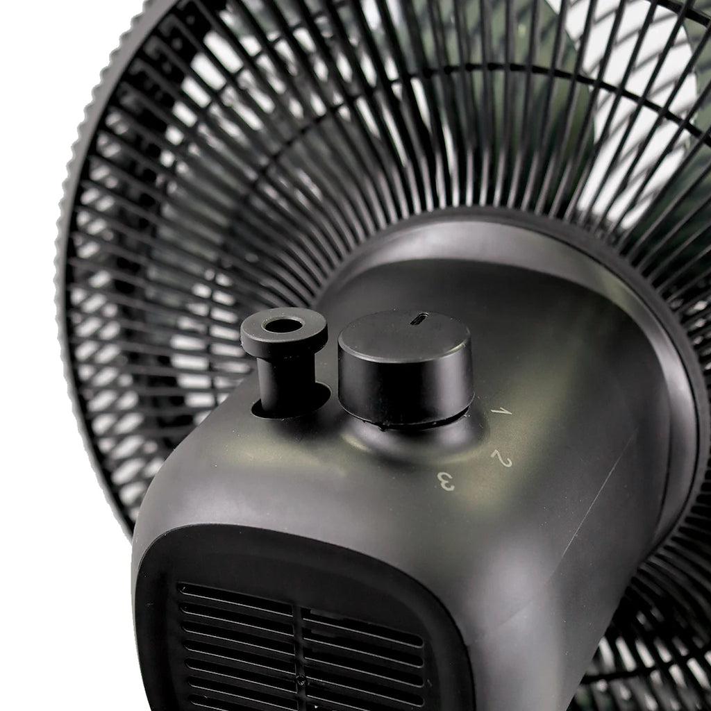 Igenix IGFP012B 12 Inch 7 Bladed Pedestal Fan - Black