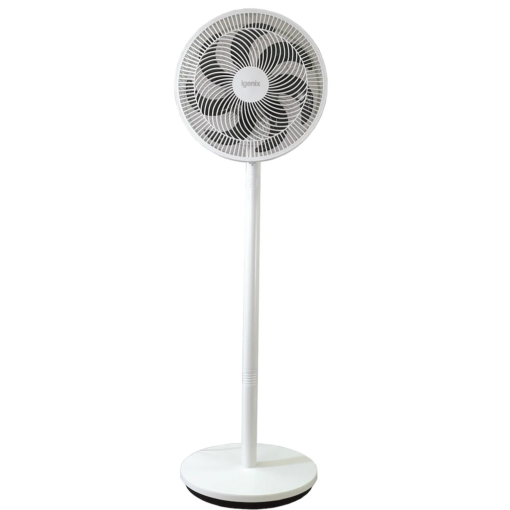 Igenix IGFP012W 12 Inch 7 Bladed Pedestal Fan - White