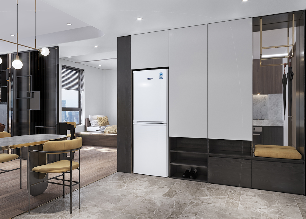 Iceking IK3633EW Combi Fridge Freezer