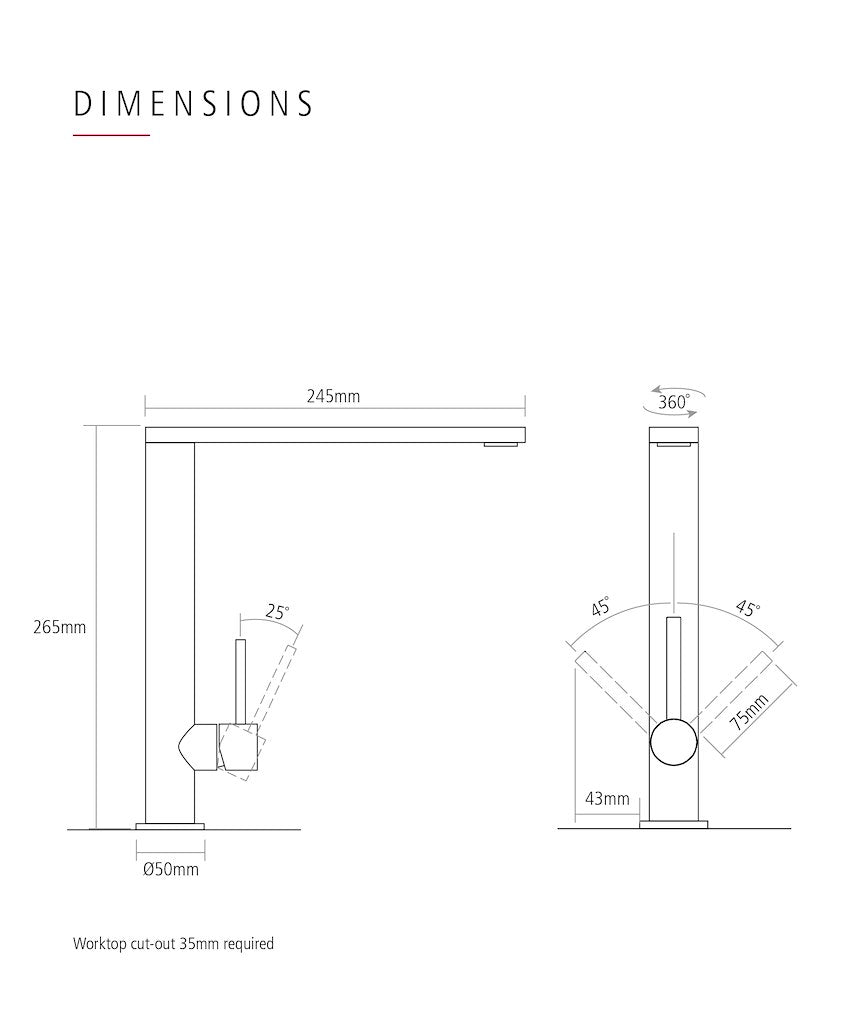 Single Lever Tap