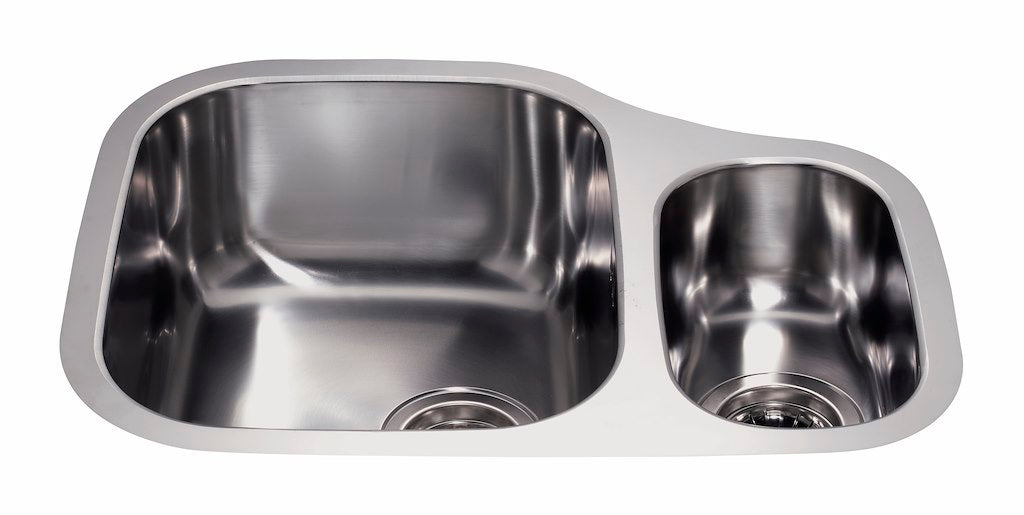 Undermount Left-Hand One and A Half Bowl Sink