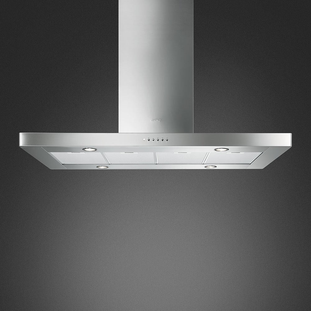 Smeg KI120XE 120cm Island Hood, Stainless Steel