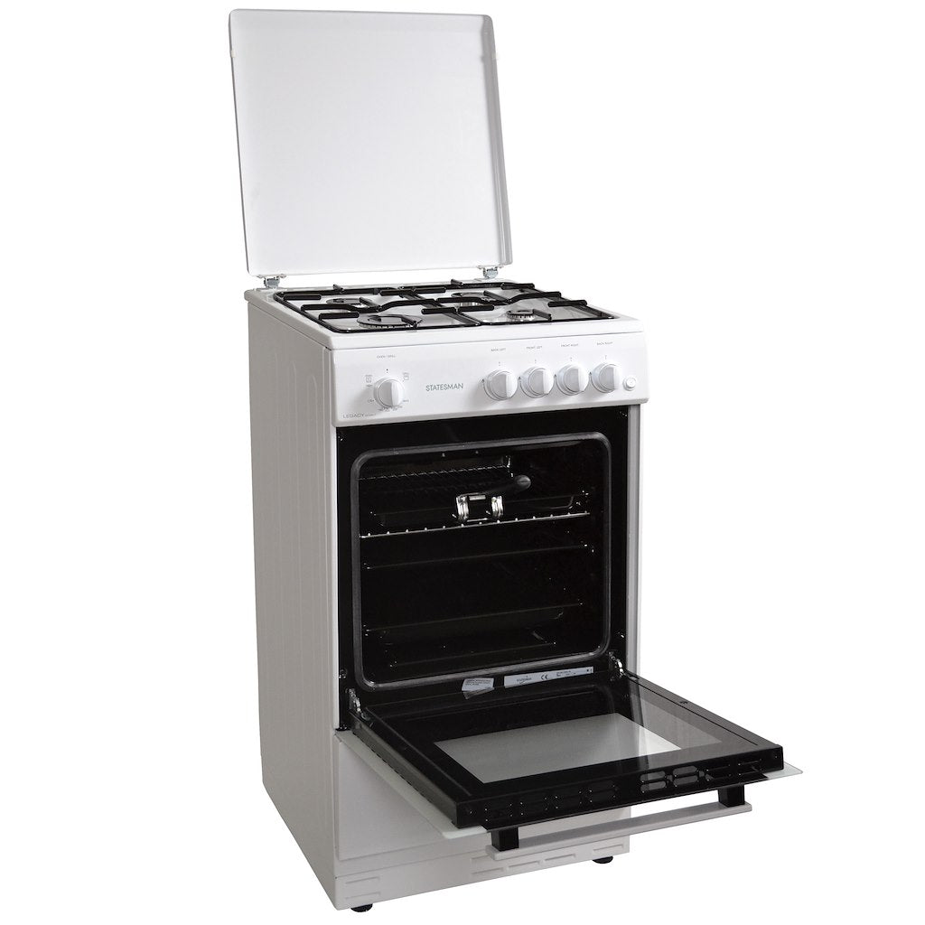 Statesman LEGACY50GSLF 50cm Single Cavity Gas Cooker with Top