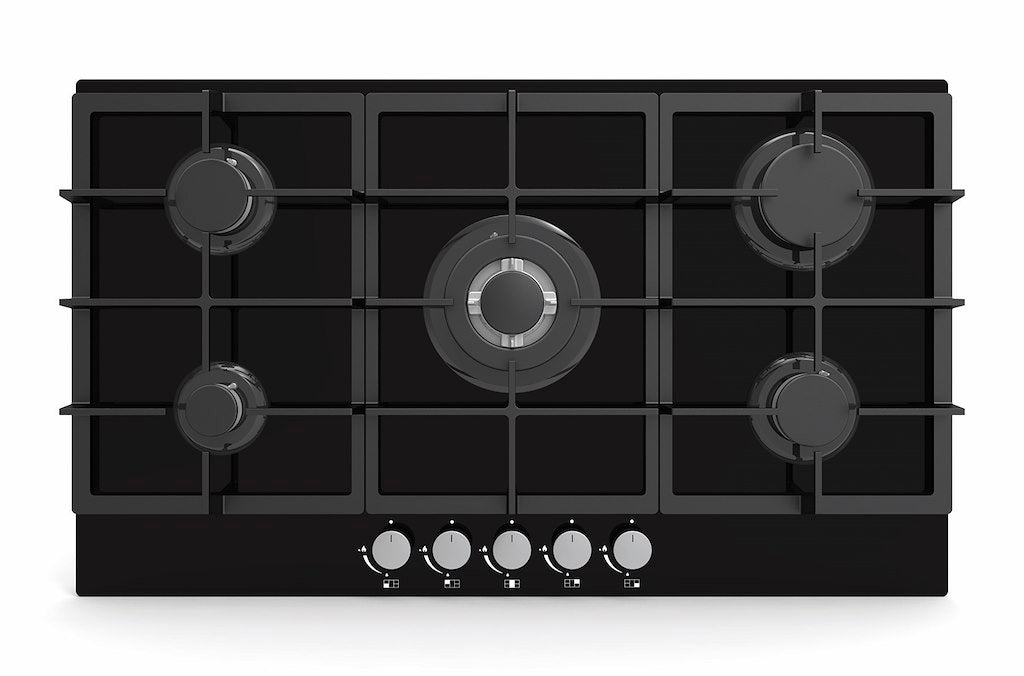 Lifestyle LSGOG90BK 90cm Gas on Glass Hob