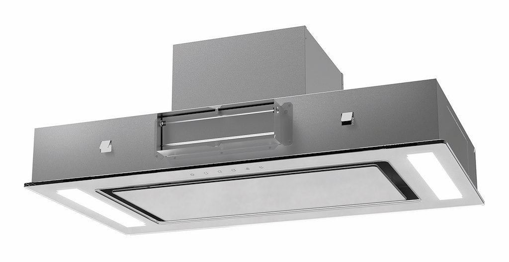 Lifestyle LSHDCE90W 90cm Ceiling White Glass