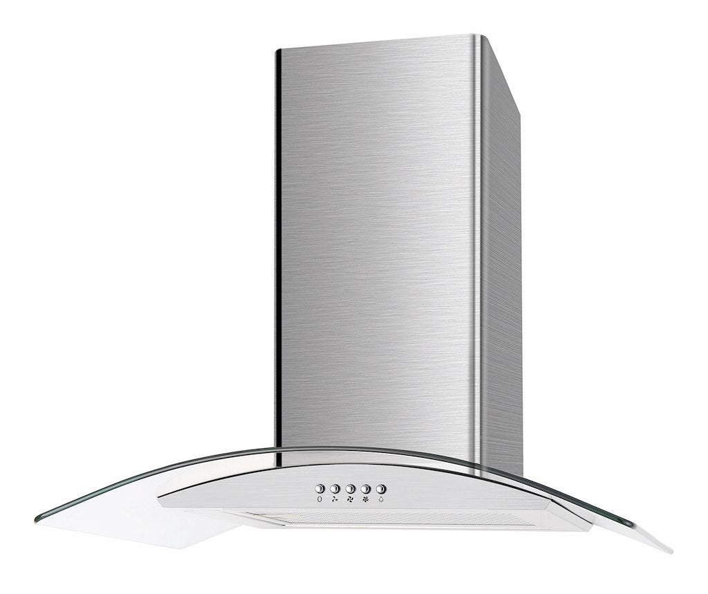 Lifestyle LSHDGC60S 60cm Curved Glass Chimney Hood