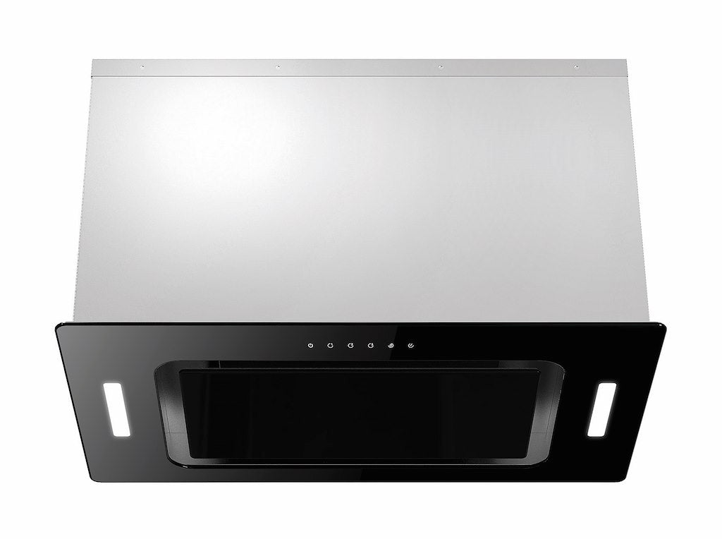 Lifestyle LSHDGCA52B 52cm Canopy Hood Black Glass