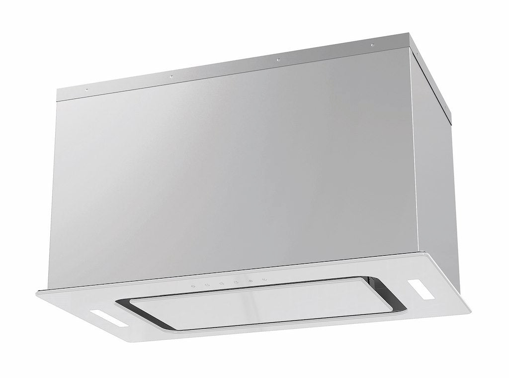 Lifestyle LSHDGCA52W 52cm Canopy Hood White Glass