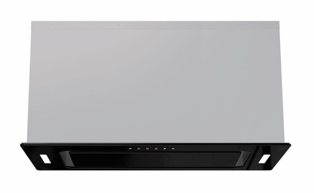 Lifestyle LSHDGCA75B 75cm Canopy Hood Black Glass