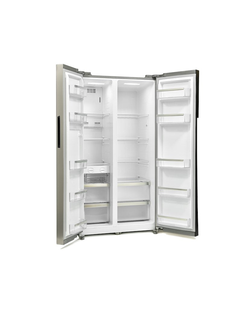 Montpellier M510BX Side-By-Side Fridge Freezer