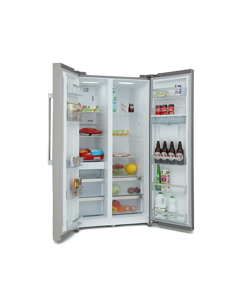 Montpellier M520WDX Side-By-Side Fridge Freezer
