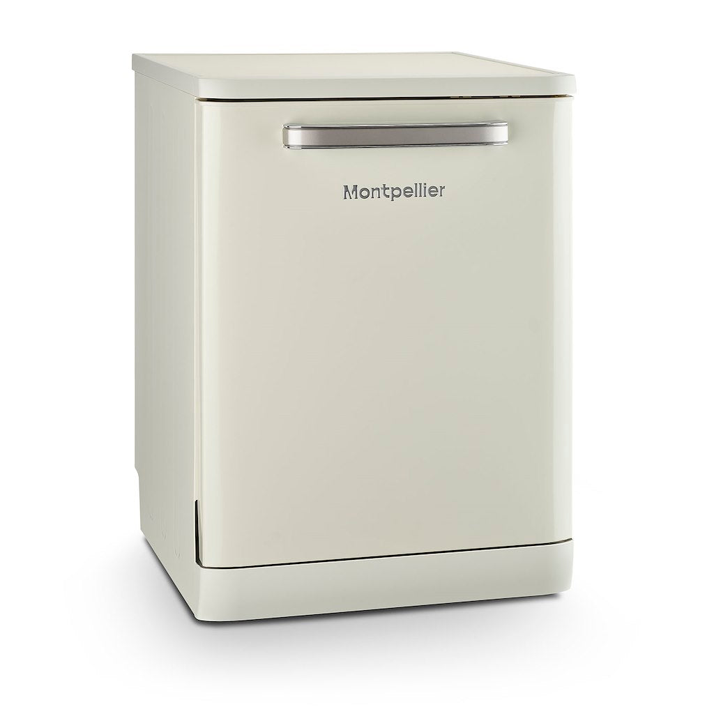 Montpellier MAB1353DC 60cm Retro 13 Place Setting Dishwasher In Cream