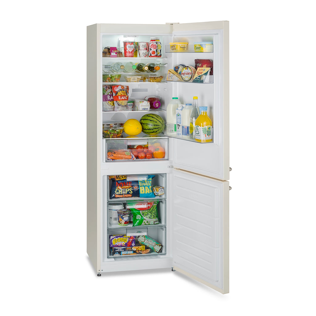 Montpellier MAB386C Retro Total No Frost Fridge Freezer in Cream