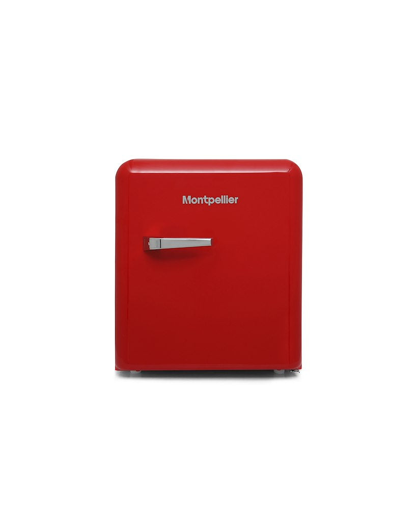 Montpellier MAB50R Table Top Retro Fridge - Red