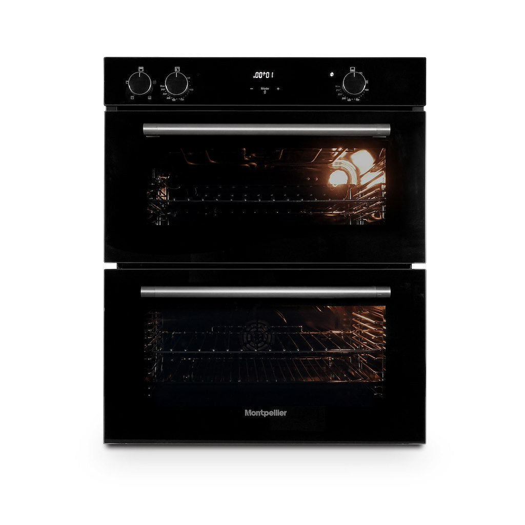 Montpellier MBUDO72 Built Under Electric Double Oven In Black
