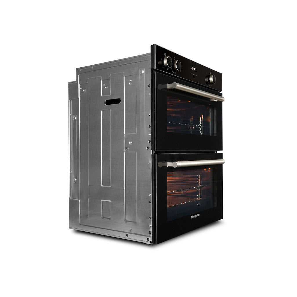 Montpellier MBUDO72 Built Under Electric Double Oven In Black