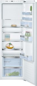 KIL82AFF0G, Built-in fridge with freezer section