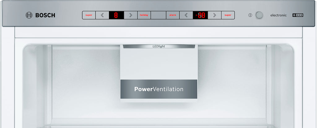KGE49AWCAG, Free-standing fridge-freezer with freezer at bottom