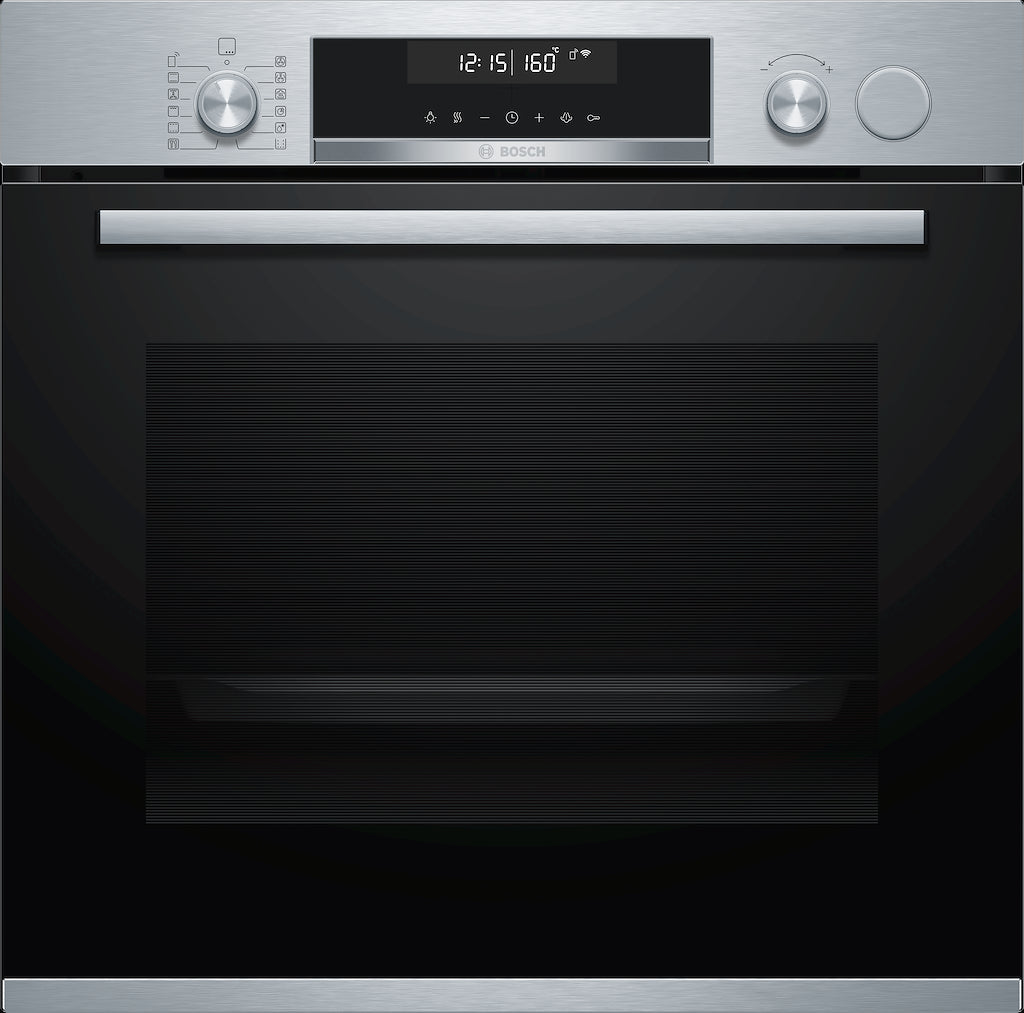 HRS538BS6B, Built-in oven with added steam function