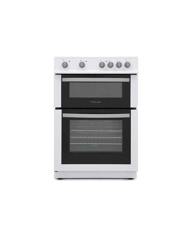 Montpellier MDC600FW 60cm Double Oven in White
