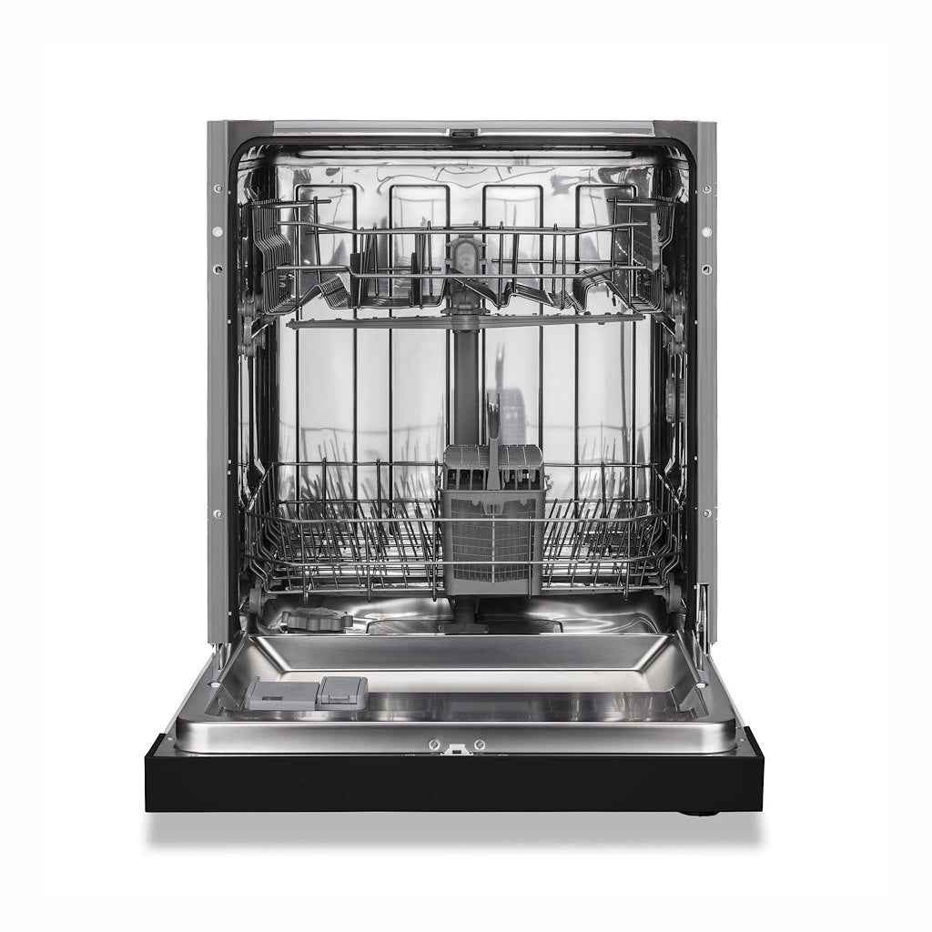 Montpellier MDI655K Full Size 60cm Semi Integrated Dishwasher in Black