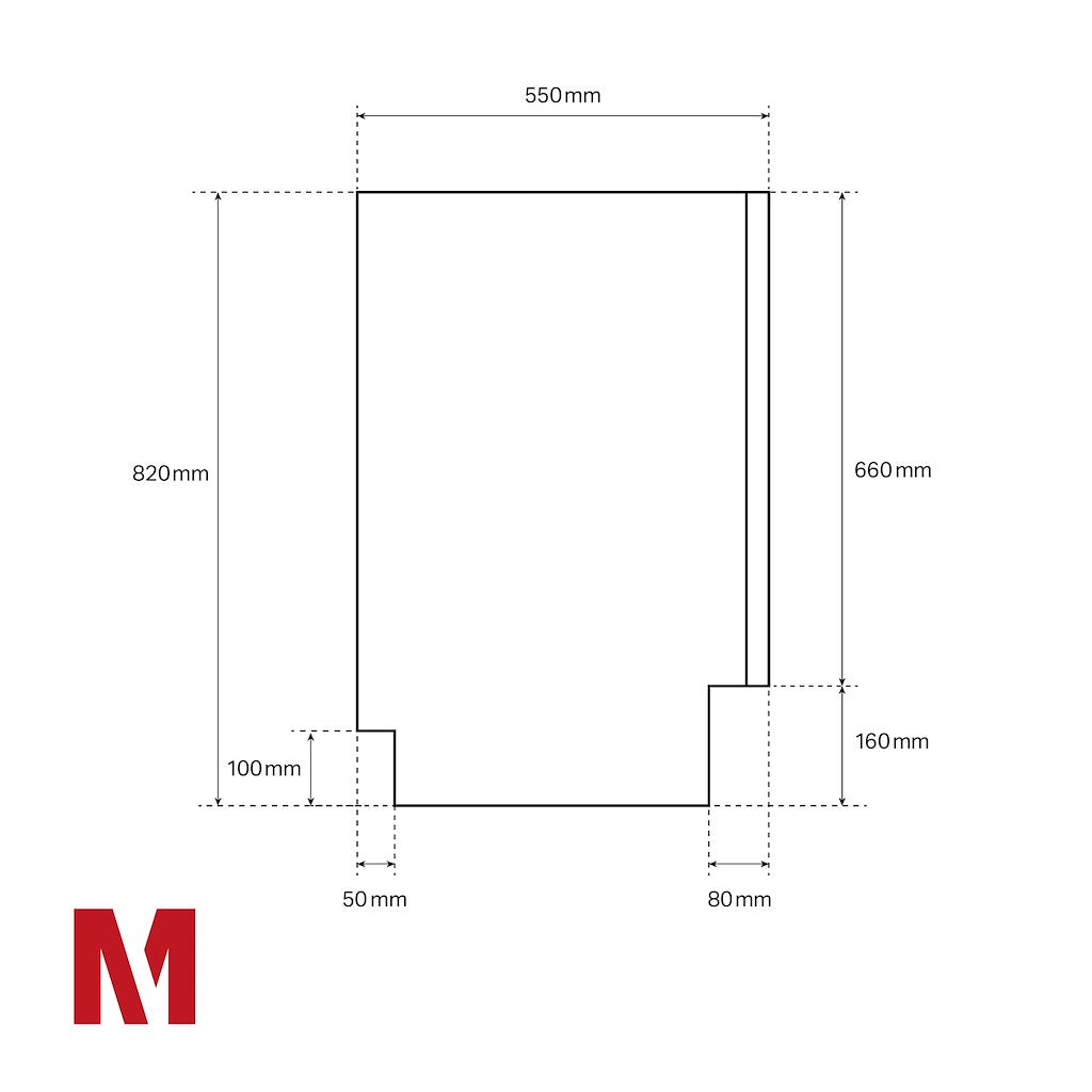 Montpellier MDWBID6053 60cm 13 Place Setting Fully Integrated Dishwasher