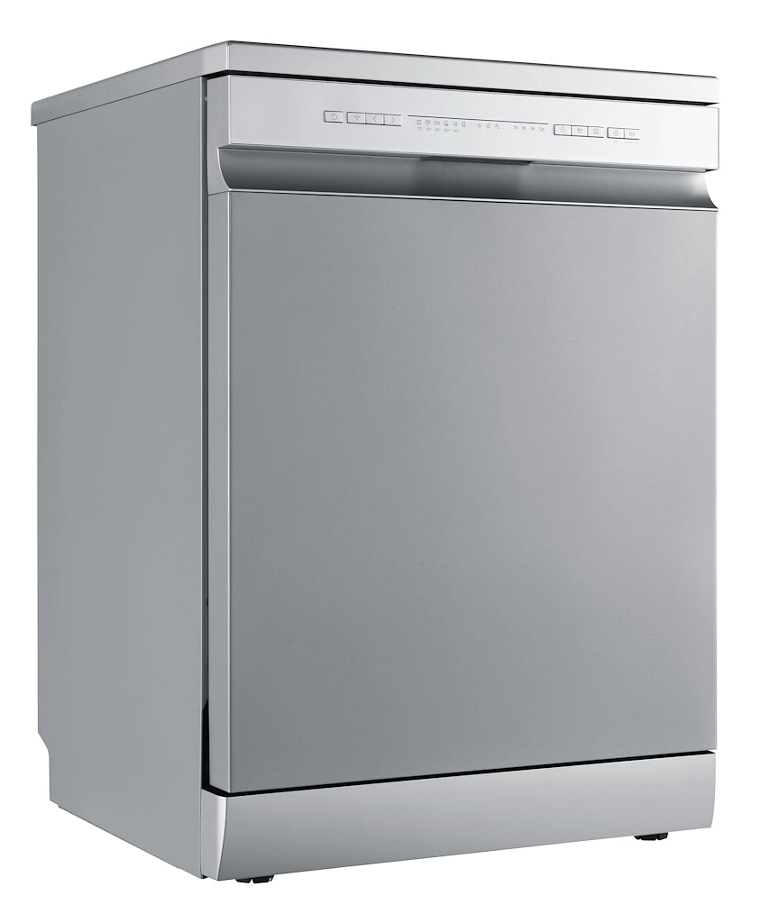 Midea MDWPF1233C(S)-WG-UK 12 Place Setting Freestanding 60cm Dishwasher - Silver