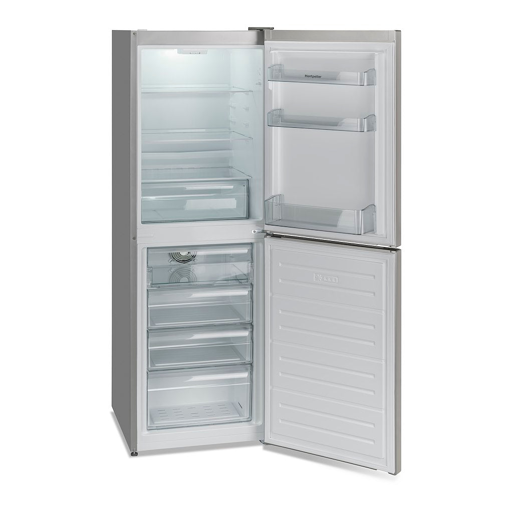 Montpellier MFF165S 50/50 Frost Free Fridge Freezer in Silver