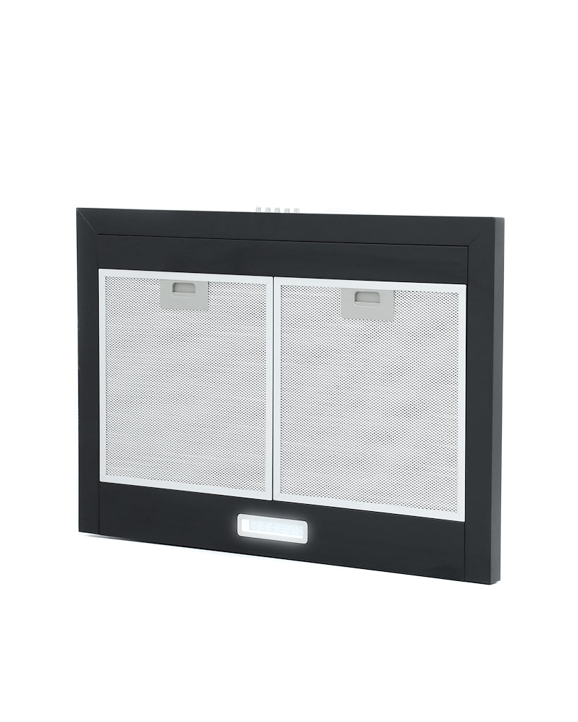 Montpellier MH700BK 70cm Black Chimney Hood