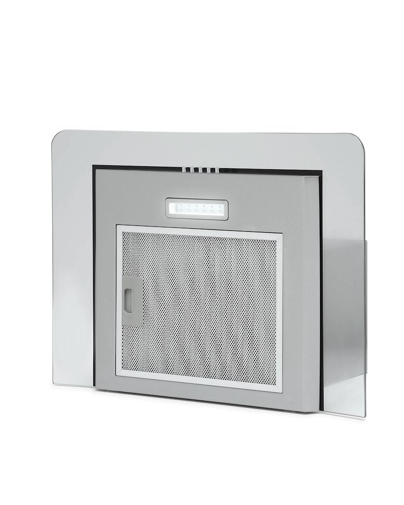 Montpellier MHG600X 60cm Curved Glass Stainless Steel Chimney Hood
